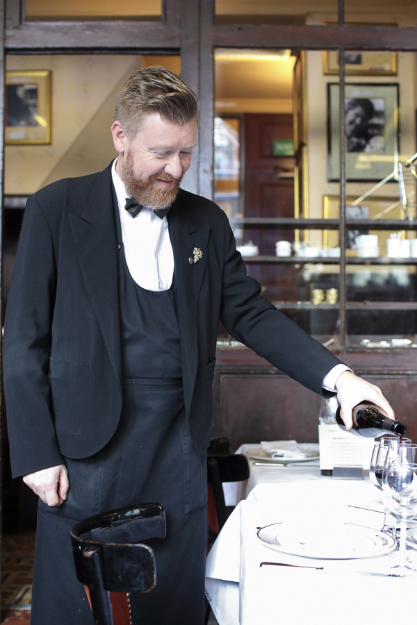 Sommelier, restaurant Au Petit Riche