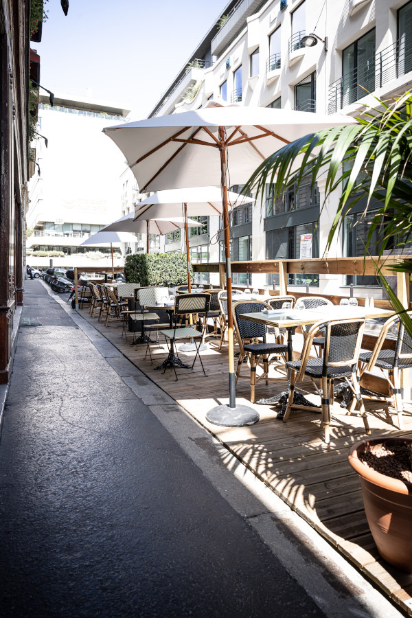 Terrasse du restaurant Au Petit Riche